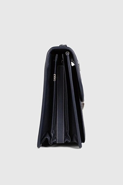 MORCA Синя сумка з замком: для документів та ноутбука