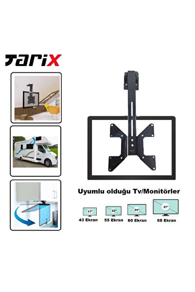 Tarix CM-04  Eğimli Tavan Askı Aparatı 17"-32"