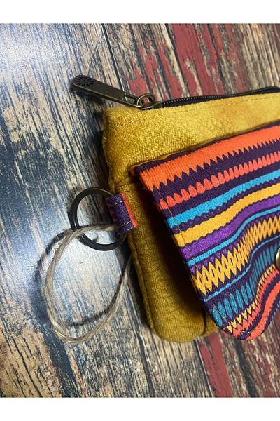 Street Bag Ethnic Authentic Bohemian Multi Pocket Wallet Daily Travel Use Easy Portable Waterproof