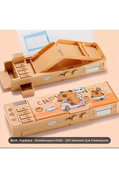 cosmic kırtasiye Capybara kalem kutu fonksiyonlu ŞİFRELİ (YURTDIŞINDAN)