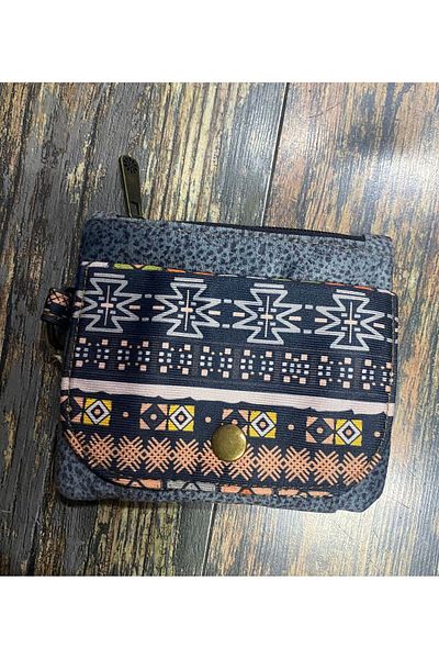 Street Bag Ethnic Authentic Bohemian Multi Pocket Wallet Daily Travel Use Easy Portable Waterproof