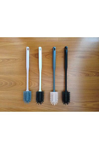 Leony 2 Pieces Silicone Baby Bottle Flask Jar Thermos Water Bottle Oil Bottle Cleaning Brush