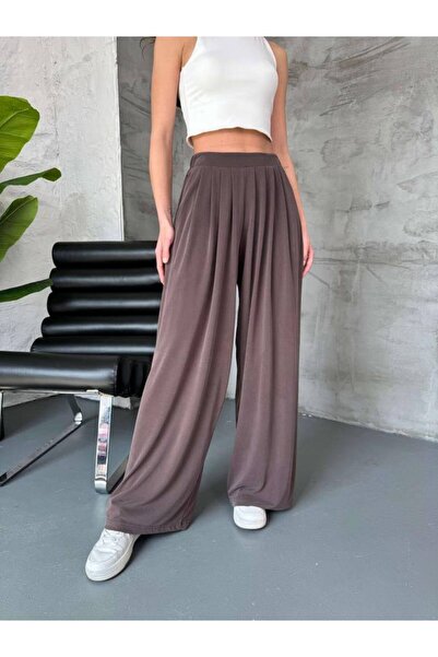 S&A Collectionn Ženske Modal tkanine, široke širok kroj pantalone