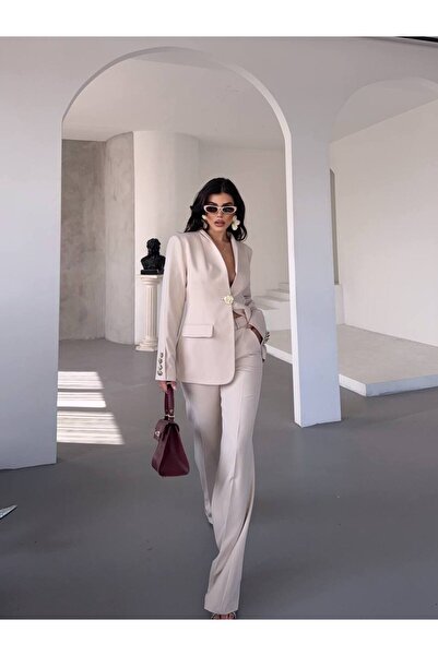 BARG FASHION Kadın Tek Düğmeli Takım Elbise