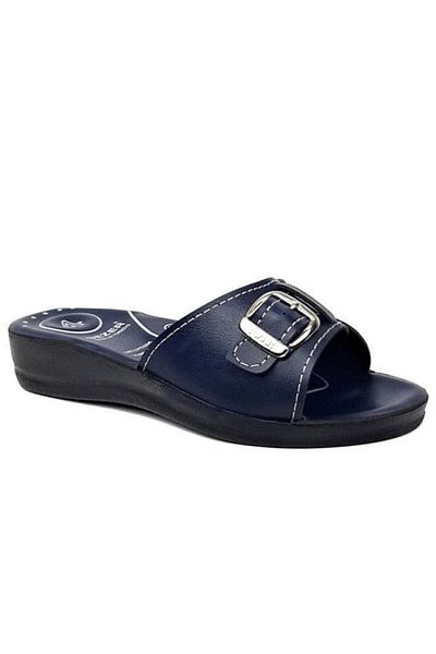 GEZER Γυναικείες Ορθοπεδικές Παντόφλες Navy Blue 4 Point 7192z