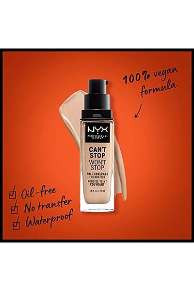 NYX Professional Makeup Can't Stop Won't Stop Liquid Foundation
