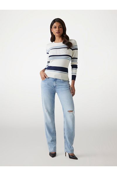 Guess شعار باريس RN LS SWT