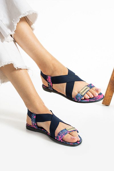 star shoes Sandale de damă cu blugi Fuji elastici