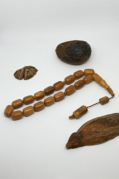 Muammer Köksal Design مسبحة كوكا مقطعة بالتمر عالية الجودة مصنوعة من نواة فاك...