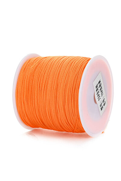 Choice 0.8 مم × 95 م برتقالي 95 م / لفة 0.8 مم خيط نايلون سلك خيط لصنع سوار ق...
