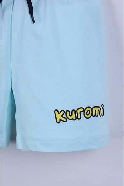 EXTRAÇARŞI Set de pantaloni scurți tricou pentru fete cu imprimeu cu caractere 3/6 ani