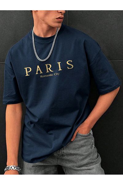 VBSVİBES Tricou - Bleumarin - Supradimensionat