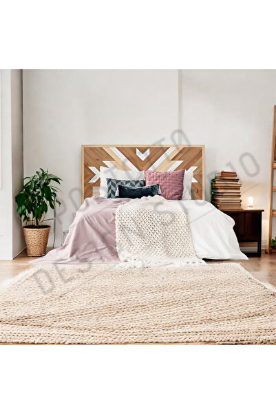 POSTOTTO DESIGN STUDIO Po Ahşap Tek Kişilik El Yapımı Yatak/baza Başlığı 130x65
