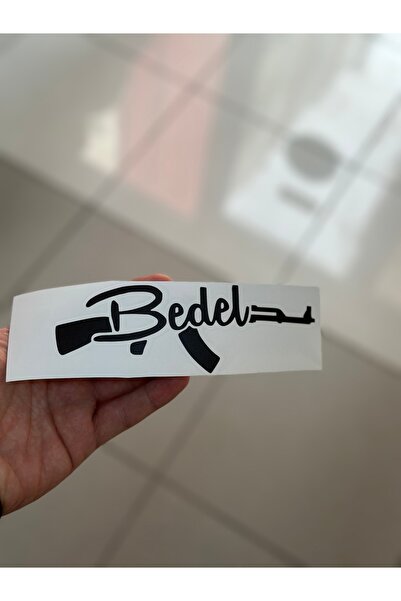 Palas Motor MOTOSİKLET & ARABA İÇİN BEDEL KELEŞ ETİKET / AK 47 STİCKER BEDEL SİYAH MODİFİYE