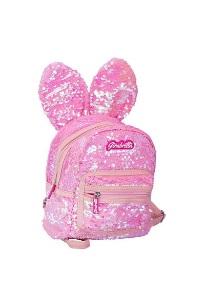 Girabrilla Rabbit Motifs Sequined Children's Backpack