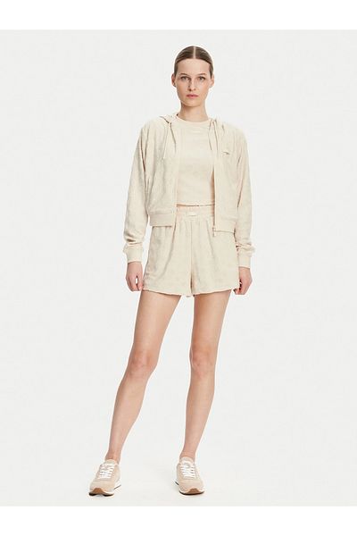 Guess Peony Jacquard Hoode Women's Jacket