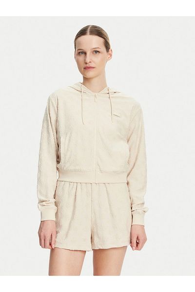 Guess Peony Jacquard Hoode Women's Jacket