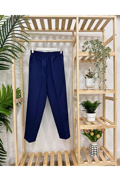 onix Lonna Navy Blue Trousers