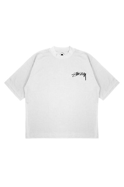 PURE EFFECT Μπλουζάκι Unisex ΧΕΡΙΟΥ ΚΑΛΛΙΓΡΑΦΙΑΣ ΜΑΥΡΟ ΤΥΠΩΜΕΝΟ Boxy Fit Χοντρό ύφασμα