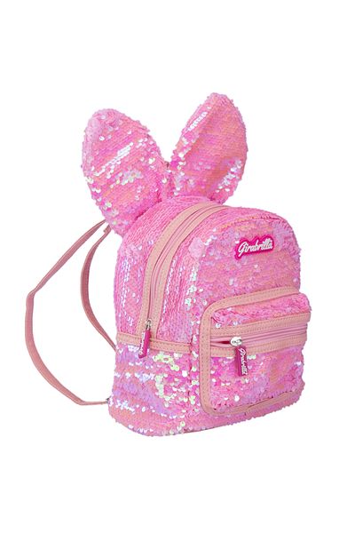 Girabrilla Rabbit Motifs Sequined Children's Backpack