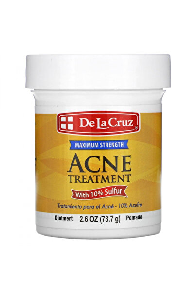 De La Cruz دي لا كروز مرهم الكبريت لعلاج حب الشباب 73.7جم