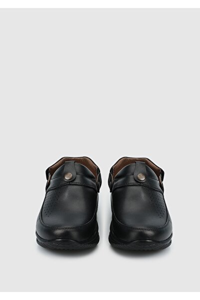 Eclipse Sandale confortabile pentru femei din piele neagră