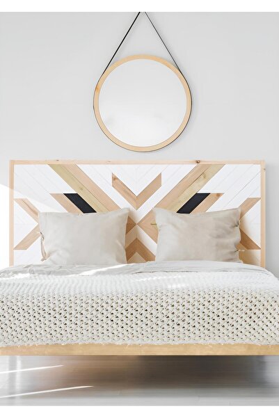 POSTOTTO DESIGN STUDIO Otto Ahşap Tek Kişilik El Yapımı Yatak/baza Başlığı 13...