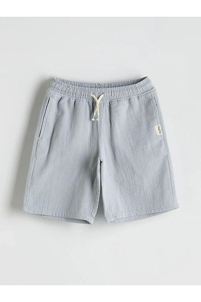 LC Waikiki Lcw Kids Gray Elastic Waist Boys Shorts