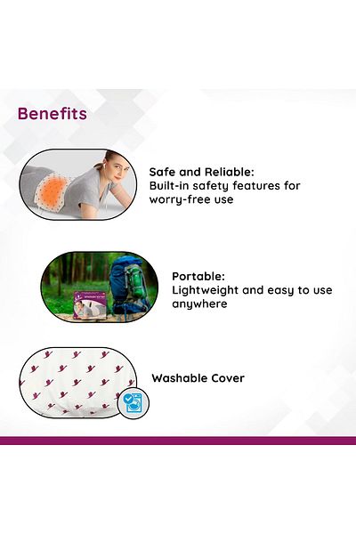 Flamingo Flamingo Multi-Purpose Electric Heating Pad for Pain Relief with Heat Control for Lower Back Cramps