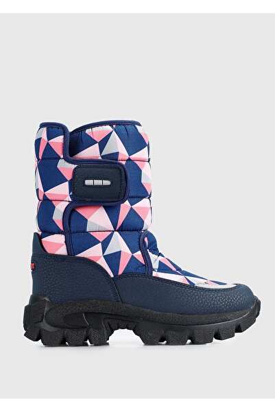 Kiddo Girl's Navy Blue Outdoor Boots