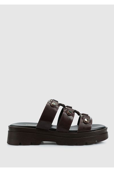 Provoq Women's Brown Slippers