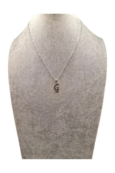 Han Ticarethane Silver Color Letter g Necklace