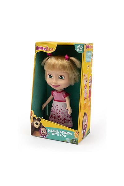 TOYFEST دمية عيد ميلاد ماشا والدب من ماشا آند ذا بير - 23 سم - موديل 2