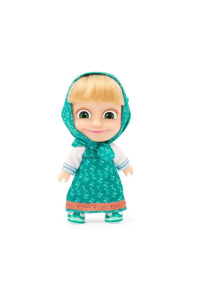 TOYFEST ماشا والدب - دمية ماشا 12 سم - في فستان أخضر