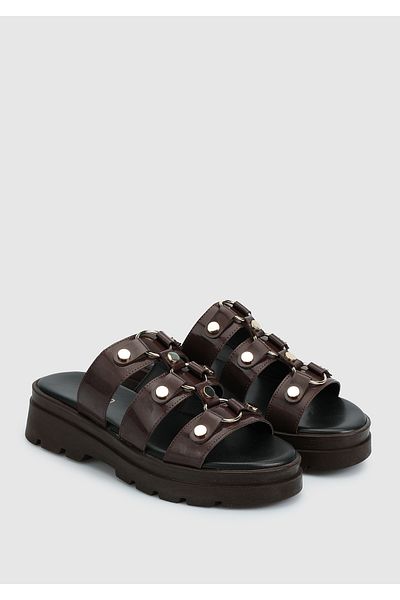 Provoq Women's Brown Slippers