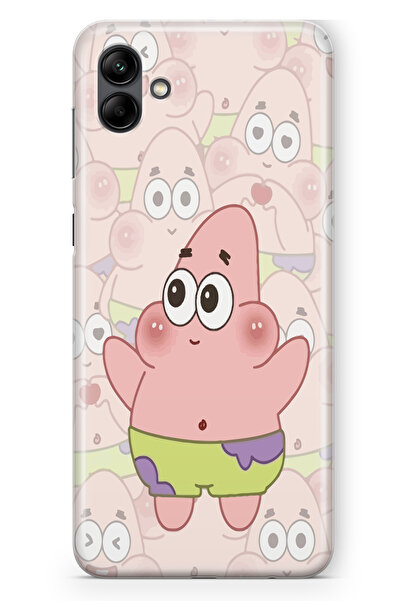 moonset Samsung Galaxy A06 Uyumlu Patrick Tasarımlı Baskılı Şeffaf Telefon Kı...