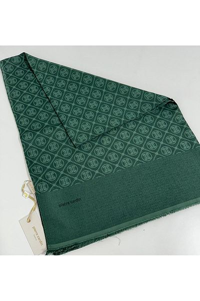 Pierre Cardin Σαλιάρα Emerald Green Elegans Monogram 75x190 090700 953