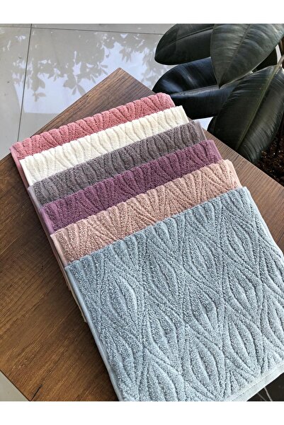 Bikaya Home Sarra 6 Adet Mutfak Havlusu - Midye Desen - Süper Kalite %100 Cotton