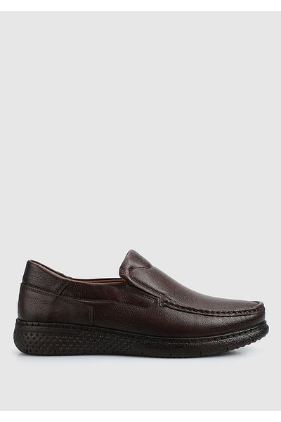 Eclipse Brown Leather Men's Shoes