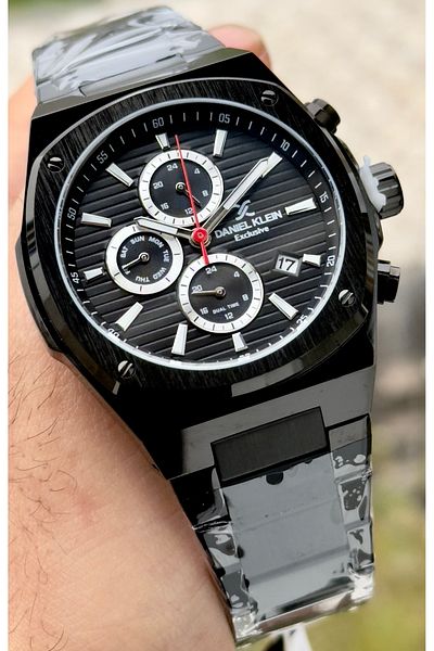 Daniel Klein Men's Wristwatch and Bracelet Gift