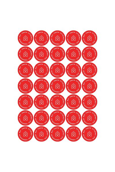 Sticksy Thanks for your favouration us, written sticker kit, 35 pieces