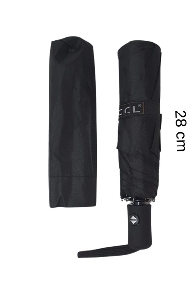 ÇAYLAR AVM Şemsiye Cep Boy Tam Otomatik Siyah 28cm