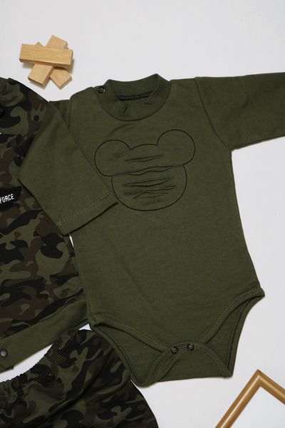 Pırlanta baby Mini Commando Set - 3 Piece Baby Set with Hood