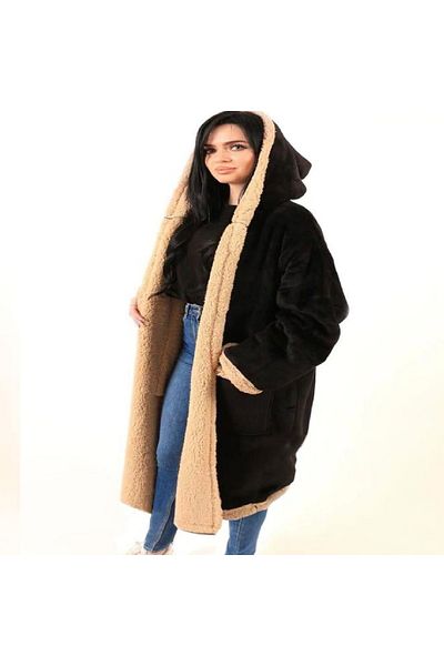 Other Velvet Free Size Size Solid Pattern Sleeved Blankets Black