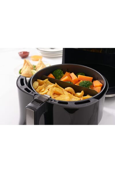 ALSAIF Saif Fiber 6-liter air fryer, black