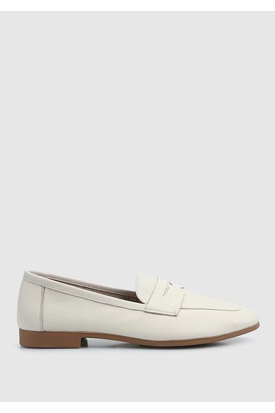 Provoq Ecru Leather Women's Shoes
