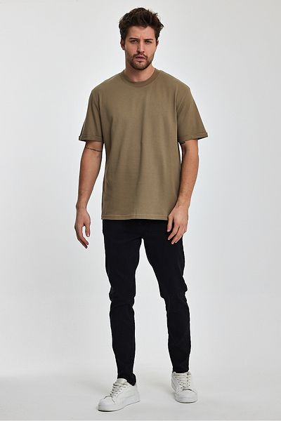 Rodi Men's 30-1 Honeycomb Single Jersey Crew Neck T-shirt Rd24ye002726