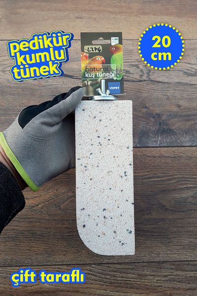 Vixpet Venty 20 cm Pedicure Sand Parrot Stand Perch |   Jako Amazon, Alex, Eklektus, Kayık, Sultan, Konur