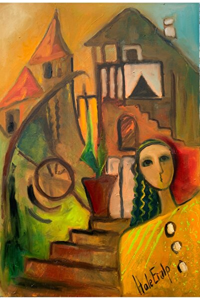 Günaydın, yağlıboya tablo, 100x70cm