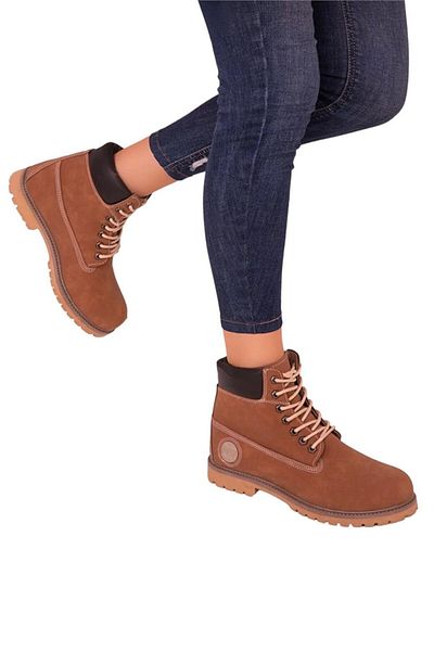 Liger Unisex Χειμερινές Μπότες Nubuck CINNAMON